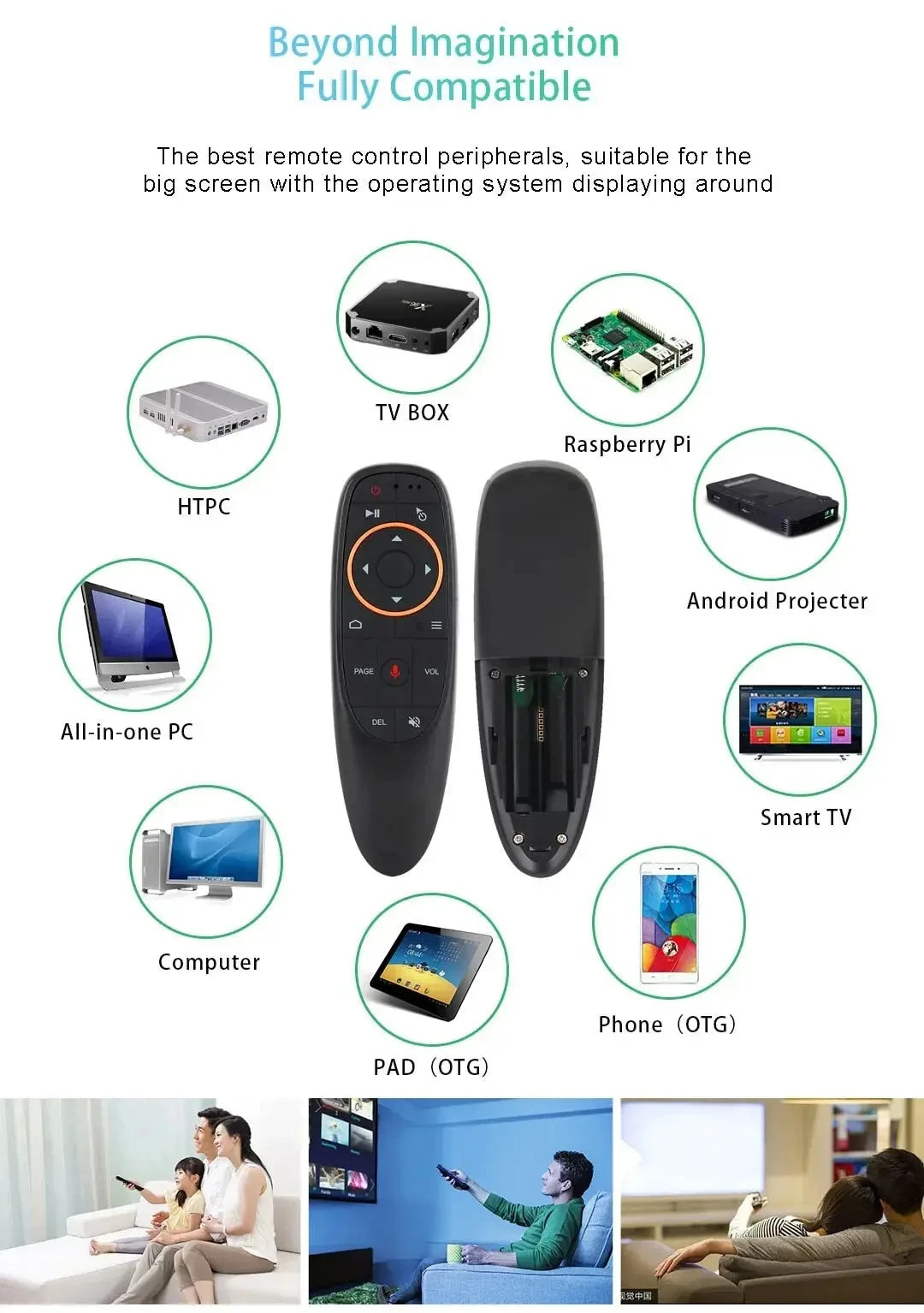 G10S Air Mouse Voice Remote Control 2.4G Wireless Gyroscope IR Learning for H96 MAX X88 PRO Android TV Box HK1