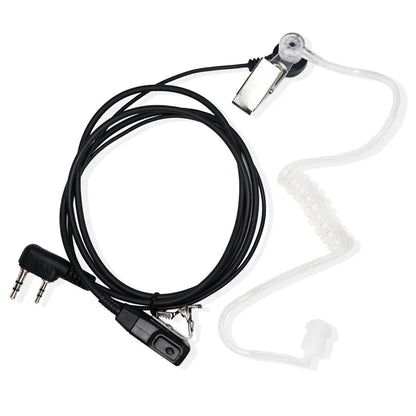 Air Acoustic Tube 2 Pin PPT Earpiece for Walkie Talkie Headset Radio Throat Mic Microphone Baofeng UV-5R UV82 BF888S Accessories