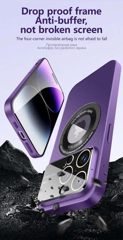 Pulple Luxury Matte Camera Lens Protector iPhone Cover