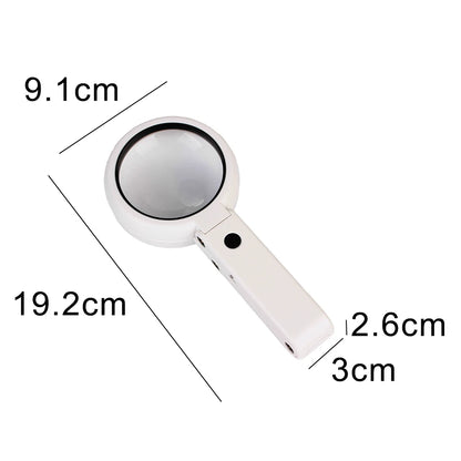 Foldable with 8 LED Light 5x 11x Stand Desk for Jewelry Appraisal Reading Repair Magnifying Glass Portable Hand-held