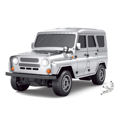 Metal  1:12 Silver Remote Lada Rccar Toy Rc Cybertruck Offroad  Lada Pickup Truck Car Model Children'S Toy Gift