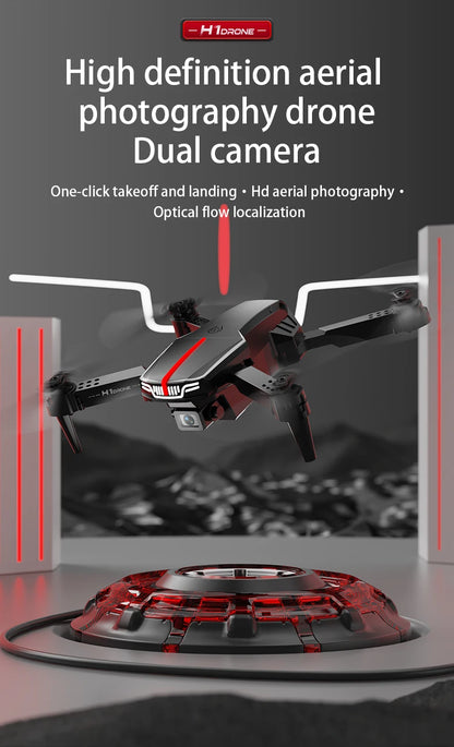 MHD H1 Drone Mini Folding Professionell Drönare med 4k kamera Dron Drone 8k Professionell RC Dual Camera Drone RC Quadrocopter Leksaker