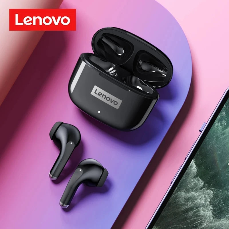 Original Lenovo LP40 Pro TWS hörlurar trådlösa Bluetooth 5.1 Sport brusreducerande hörlurar Touch Control 250mAH hörlurar