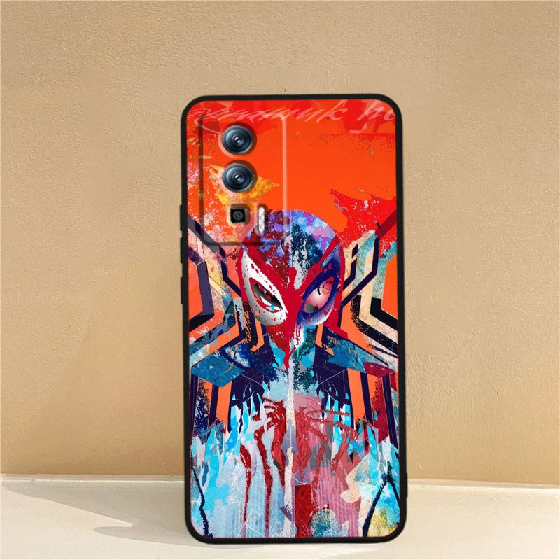 Marvel Avengers Spider-Man Case For Xiaomi: Black TPU Phone Case