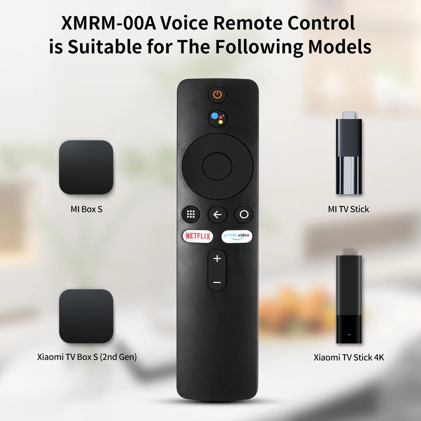 Ny XMRM-00A Bluetooth Röstfjärrkontroll för MI Box 4K Xiaomi Smart TV 4X Android Med Google Assistant