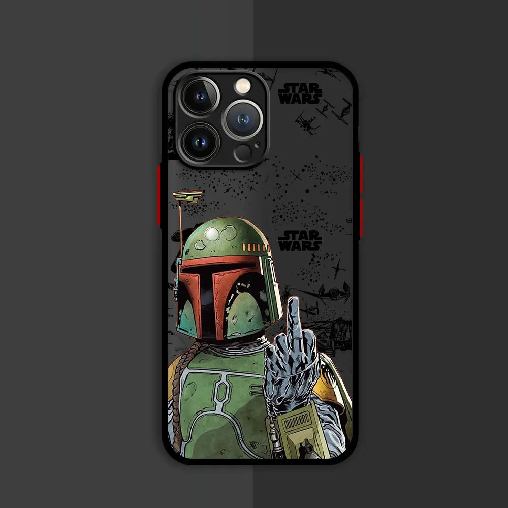 Stars Wars Cool Hero Soft Phone Case for Apple iPhone