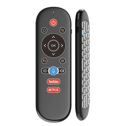 W1 PLUS Air Mouse Fjärrkontroll 2.4G RF Trådlöst Minitangentbord Smart Gyroskop Tangentbord Sense Anti-förlust IR för Android TV Box