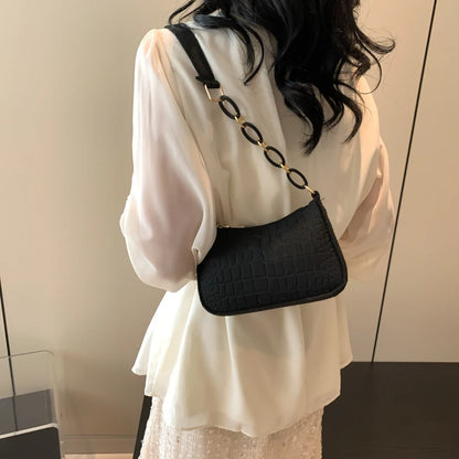 Felt Shoulder Bags for Women – Women's Subaxillary Bag Design, Advanced Texture, Armpit Handbags, Purses, Crescent Saddle Bag.