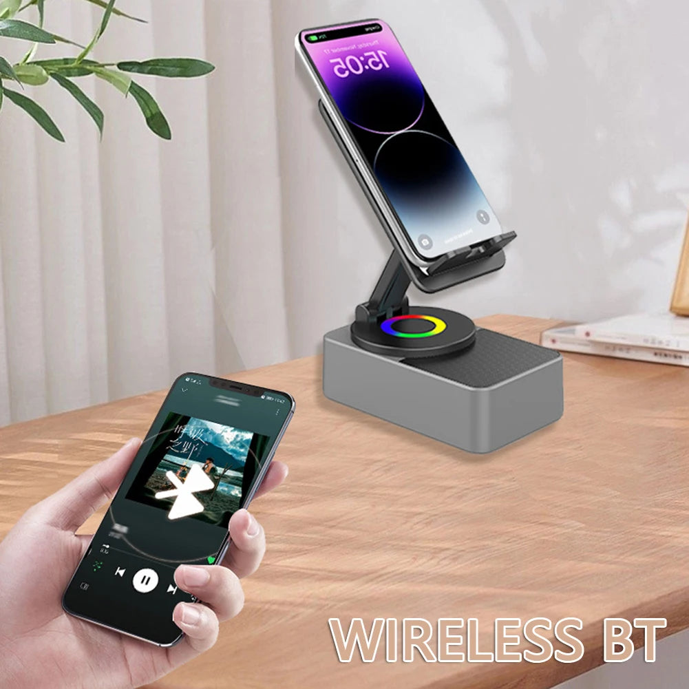 Multi Purpose Bluetooth Compatible Power Bank & Portable Phone Holder