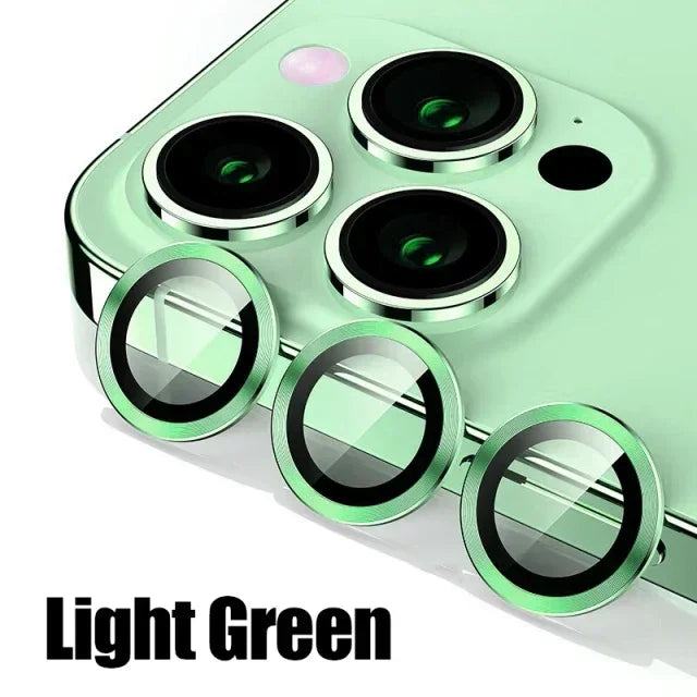 3Pcs Metal Lens Protector Glass For iPhone 14 Pro Max Back Camera Lens Protection Film For iPhone 13 Mini 14 15 Plus