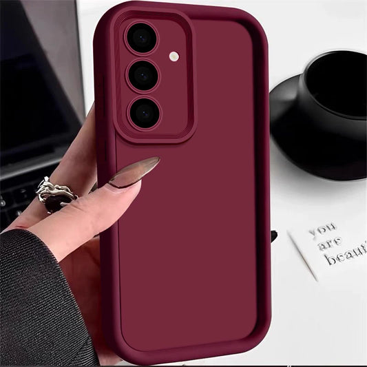 Shockproof Phone Case with Soft Silicone Bumper Cover for Samsung