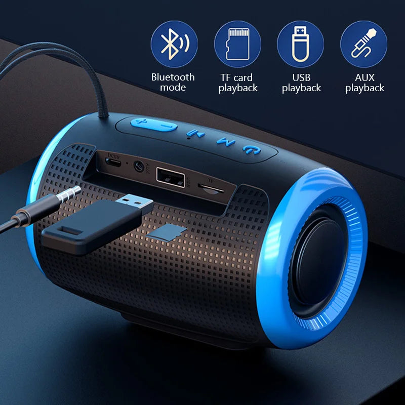 Portable Speaker Wireless Bluetooth Speakers with 5.3 Stereo FM/SD/USB