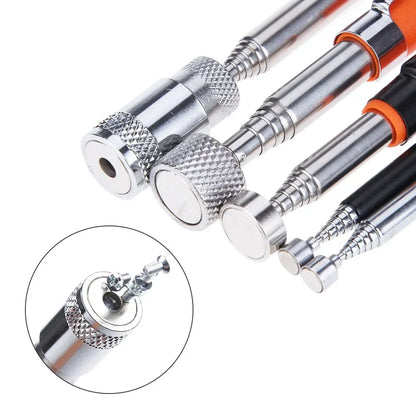 Foldable Strong Magnetic Pickup Tool Metal Flexible Pick Up Tool Suction Bar Magnet Spring Grip Grabber Pick-up Rod Tools