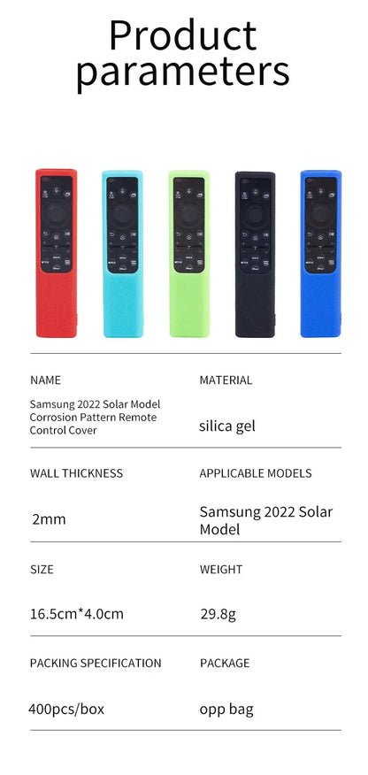 Silikonskyddsfodral för Samsung Solar Fjärrkontroll BN59-01385 och 01358D Silikonfodral Luminous Anti-Drop Cover