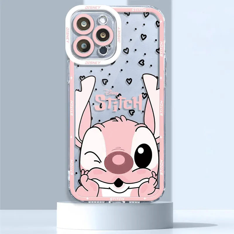 Disney Cute Stitch Cover Case for Samsung Galaxy A53 A73 A21s A52 A54 A32 A11 A33 A12 A13 A14 A34 A72 A24 A23 A42 A22