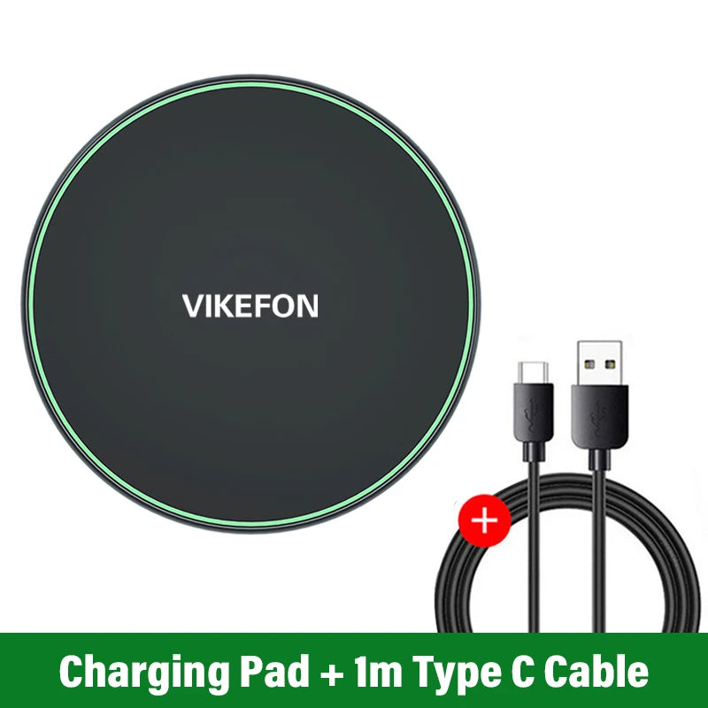 30W trådlös laddare för iPhone 15 14 13 12 X Pro Max Induktion Snabbladdningsplatta Dockningsstation för Samsung S23 S22 Xiaomi Huawei