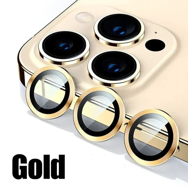 3Pcs Metal Lens Protector Glass For iPhone 14 Pro Max Back Camera Lens Protection Film For iPhone 13 Mini 14 15 Plus