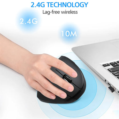 Wireless Mouse Vertical Ergonomic Mause Gamer