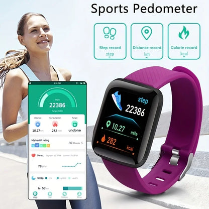 Smart Watches Fashion Sports Bracelet Multi-function USB Plug-in Charging Watches Women Fitness Men Smartwatch For Xiaomi Huawei