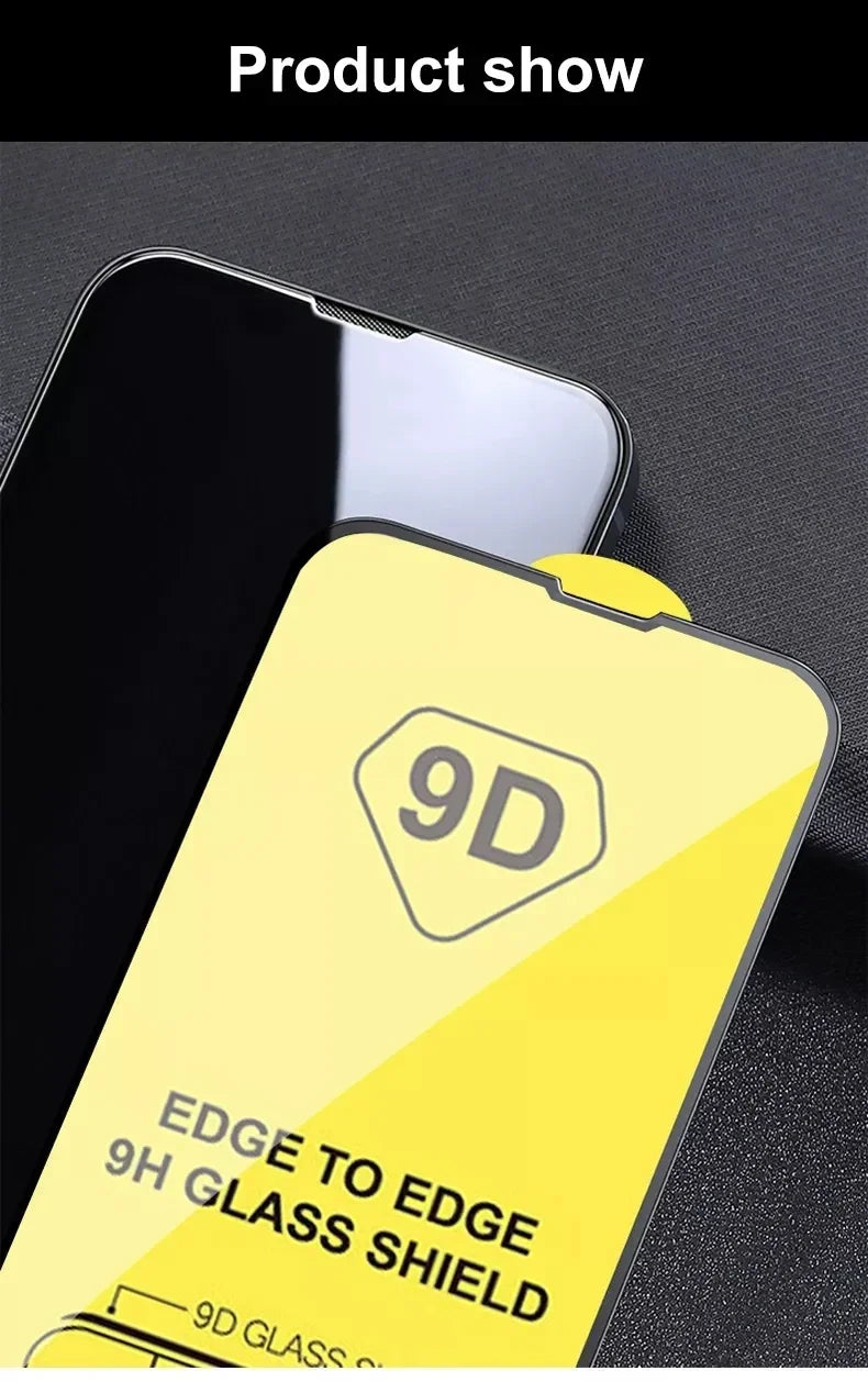 1-5PCS 9D Screen Protector Tempered Glass for IPhone XS Max