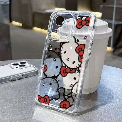 Kitty clear silicone phone case for Iphone