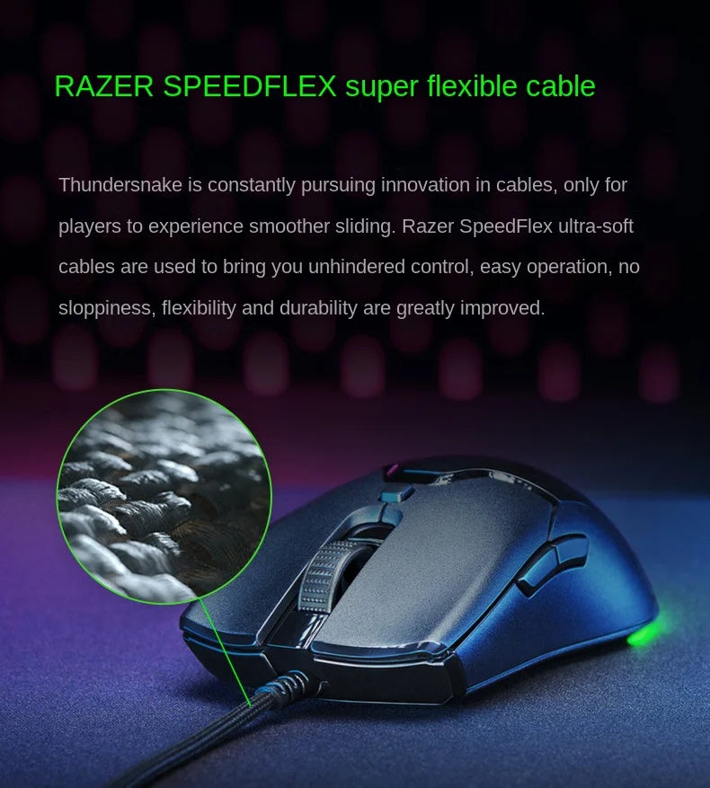 RAZER Venomous Mini Cable Gaming Competitive Mouse Special Edition 8500DPI optisk sensor Ljuskabel datorperiferi