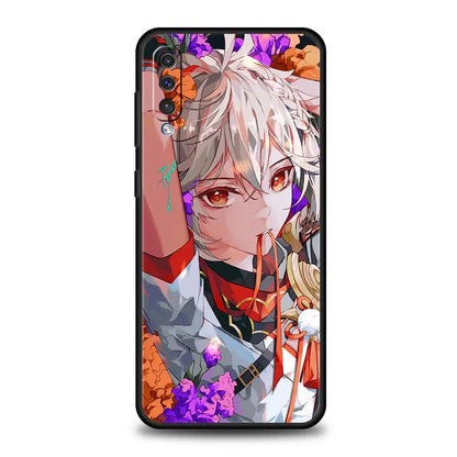 Genshin Impact Hu Tao Xiao Phone Case For Samsung A52 A12 A32 4G A22 5G A30 A50 A20e A72 A70 A02s A04s A10s A20s A40 A42 Cover