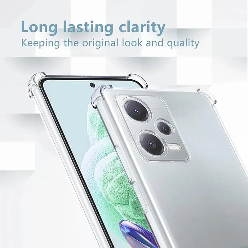 Luxury Clear Shockproof Case for Xiaomi Redmi Note 9T