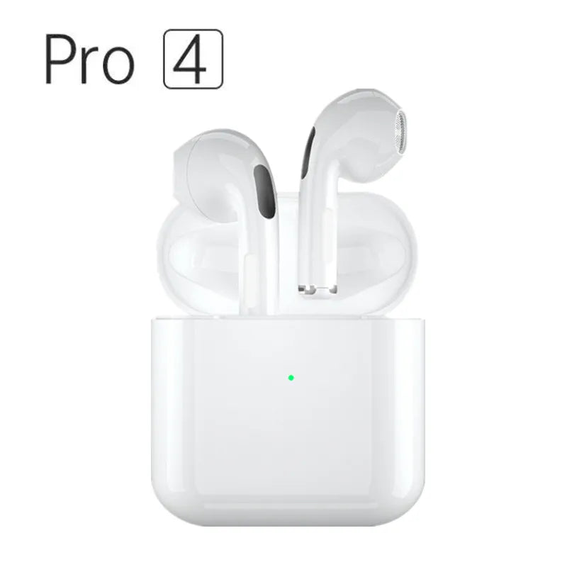 Pro 4 TWS trådlösa hörlurar hörlurar Bluetooth-kompatibla 5.3 vattentäta headset med mikrofon för Xiaomi iPhone Pro4 hörlurar