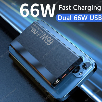 "10000/20000/30000mAh Power Bank with 66W Super Fast Charging PD 20W