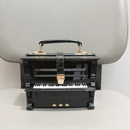 Luxury Piano Shape Bag: Designer, Handmade