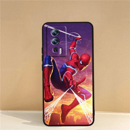 Marvel Avengers Spider-Man Case For Xiaomi: Black TPU Phone Case