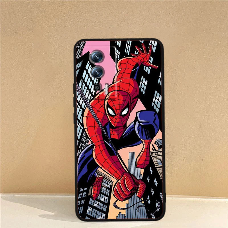 Marvel Avengers Spider-Man Case For Xiaomi: Black TPU Phone Case