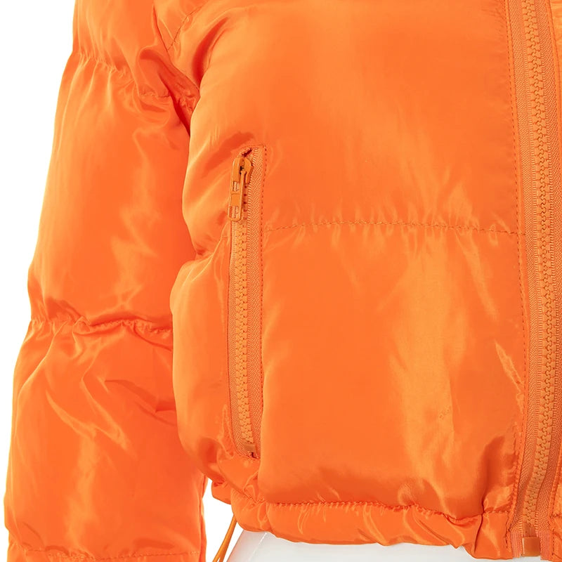 Women's Oversized Solid Color Down Jacket Bubble Style