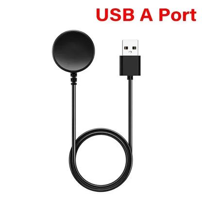 Fast Wireless PD USB Charging Cable Cord Stand Dock Charger Adapter For Samsung Galaxy Watch 6 Watch5 Pro Watch 5 4 3 44mm 40mm