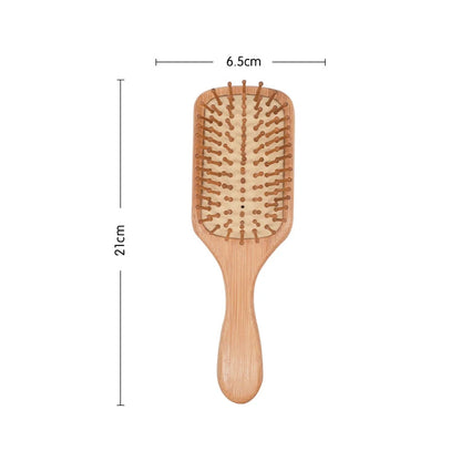 Premium Bamboo Hair Brush – Wooden Comb to Improve Hair Growth and Prevent Hair Loss.