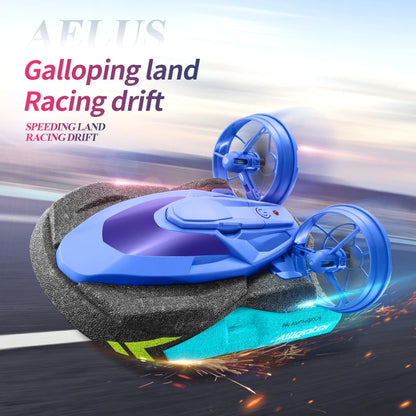 Ny S10 Water &amp; Land 2 i 1 fjärrkontroll Höghastighetsbåt 2,4G Amfibie Hovercraft RC Drift Bil Barnleksaker Julklappar