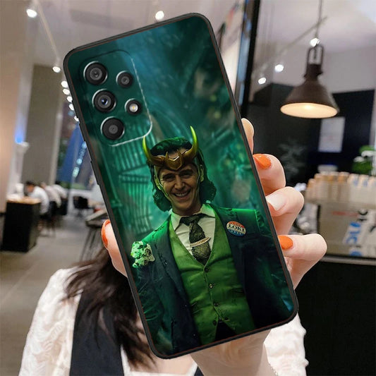 Loki Wanda Svart Telefonfodral För Samsung