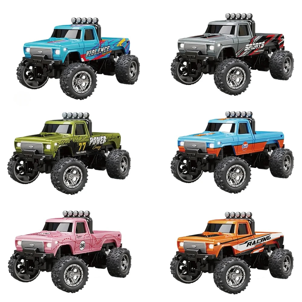 RC Cars 1:64 Metal Mini Drift Rc Car Remote Control Car High-Speed Off-road Climbing Racing Cars Children's Toys for Kids Custom