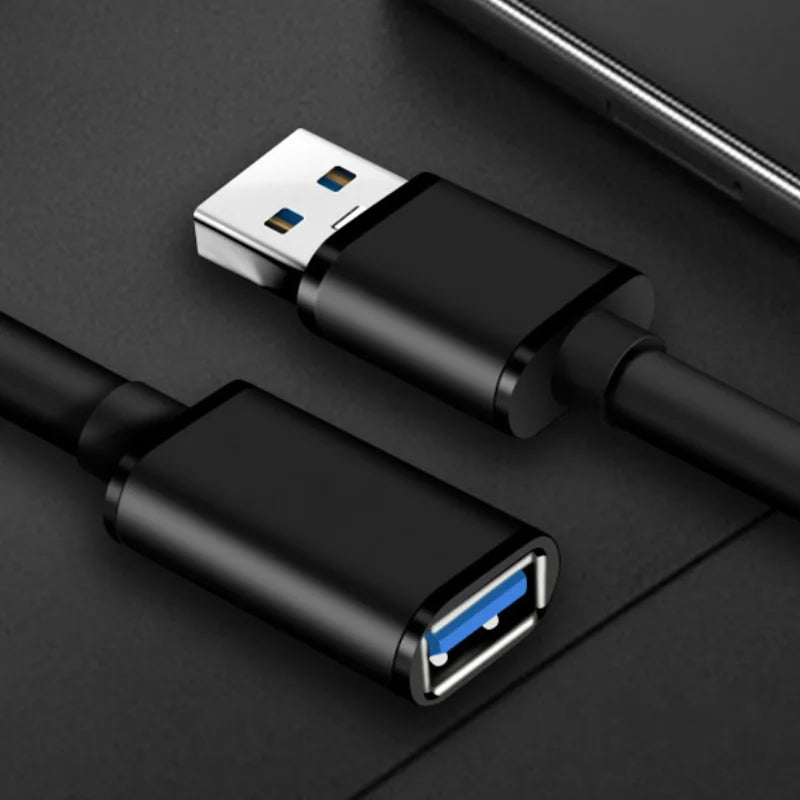 USB 3.0 / 2.0 förlängningskabel hane till hona förlängningskabel snabb hastighet USB 3.0/2.0 förlängd för bärbar dator USB 3.0 förlängning