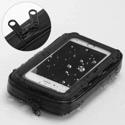 Waterproof Bicycle Phone Holder – Motorcycle Bike Handlebar Case Bag for iPhone 15 Pro Max, 14, Samsung, Bike Phone Stand Mount