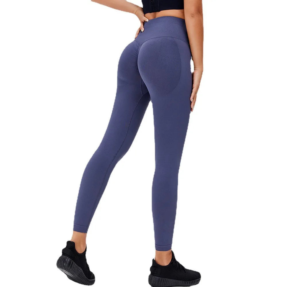 Women's High Waist Seamless Push Up Leggings for Fitness