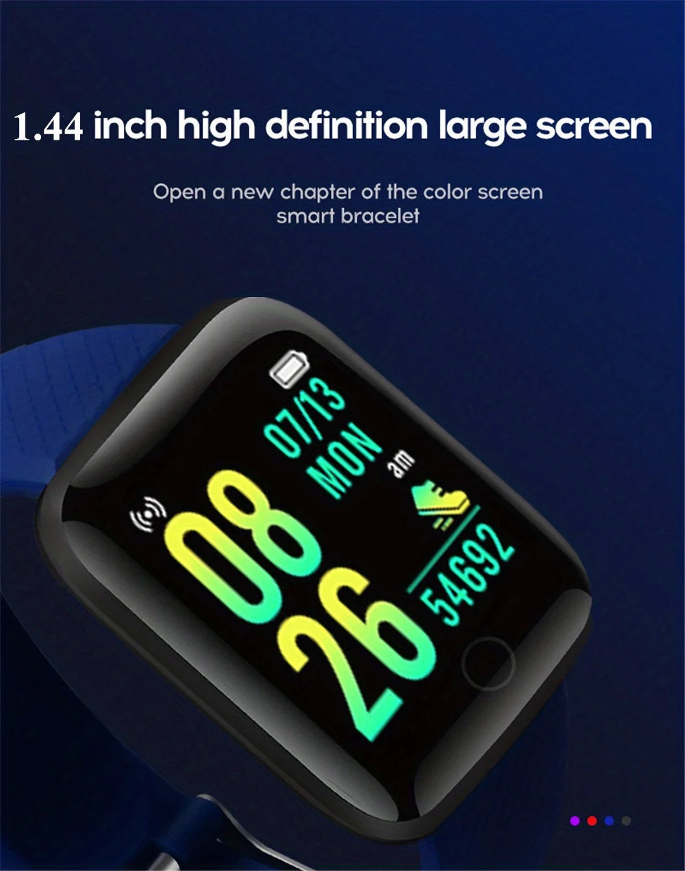 Smart Watches Fashion Sports Bracelet Multi-function USB Plug-in Charging Watches Women Fitness Men Smartwatch For Xiaomi Huawei