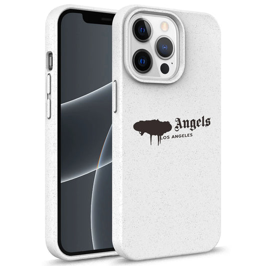 White Silicone Soft Case Angel high quality Phone Cover for iPhone