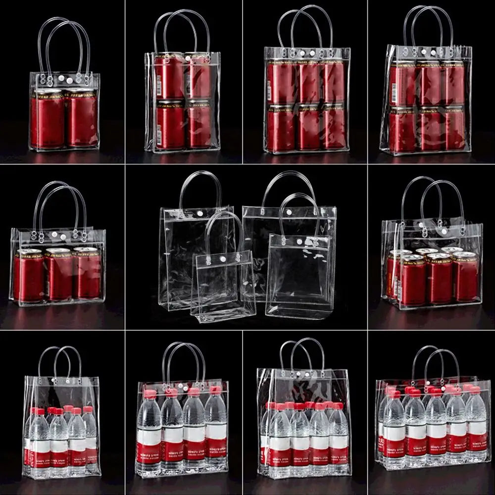 Transparent PVC Handbag: Large Capacity, Multi-purpose Candy Bag