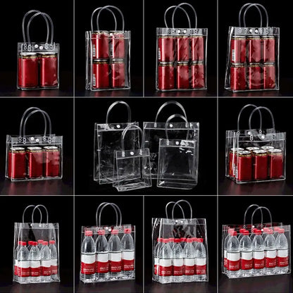 Transparent PVC Handbag: Large Capacity, Multi-purpose Candy Bag