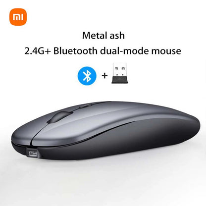 Xiaomi 2.4GHz Bluetooth Mouse Wireless USB Rechargeable Silence Ergonomics Double Model Mini