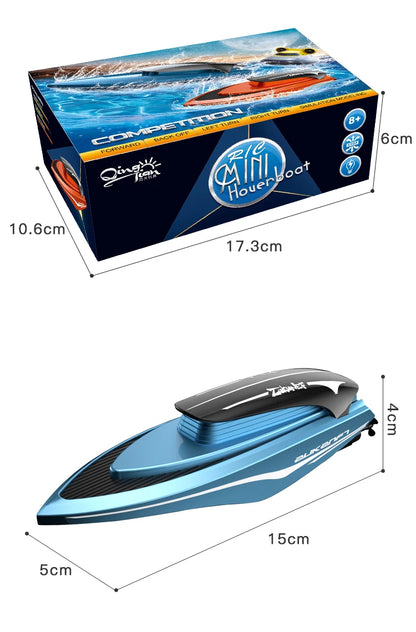 Mini RC Boats High Speed Racing Ship Remote Control  Speedboat Children Gift Outdoor Games Water Toys for Boys Childern Gift