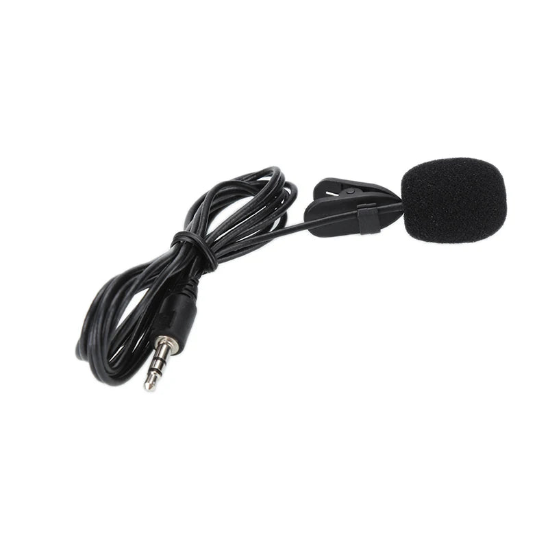 Clip-on Lapel Lavalier Microphone 3.5mm Jack Applicable To Loudspeakers Computers And Vehicles Lavalier Microphone Computer Mic