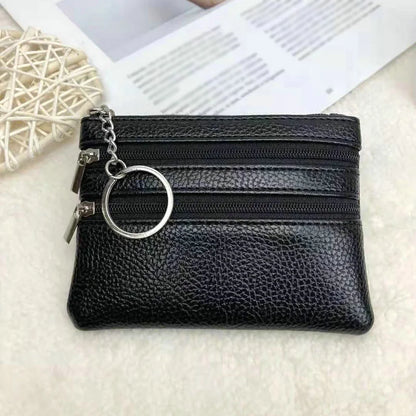 Korean Style Coin Purse: Mini Wallet with Zipper